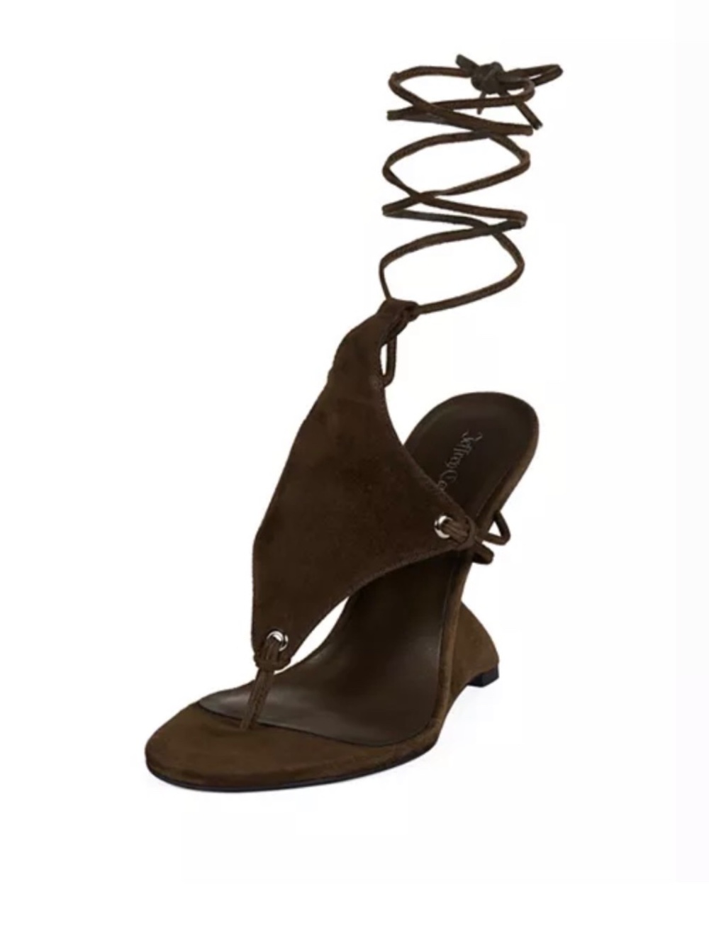 Jeffrey Campbell Women's Wrapping Ankle Tie Wedge Sandals
